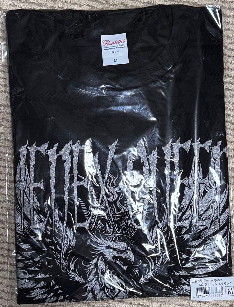 上谷沙弥 Phenex Queen ロングTシャツメタリック！Mサイズ完売品