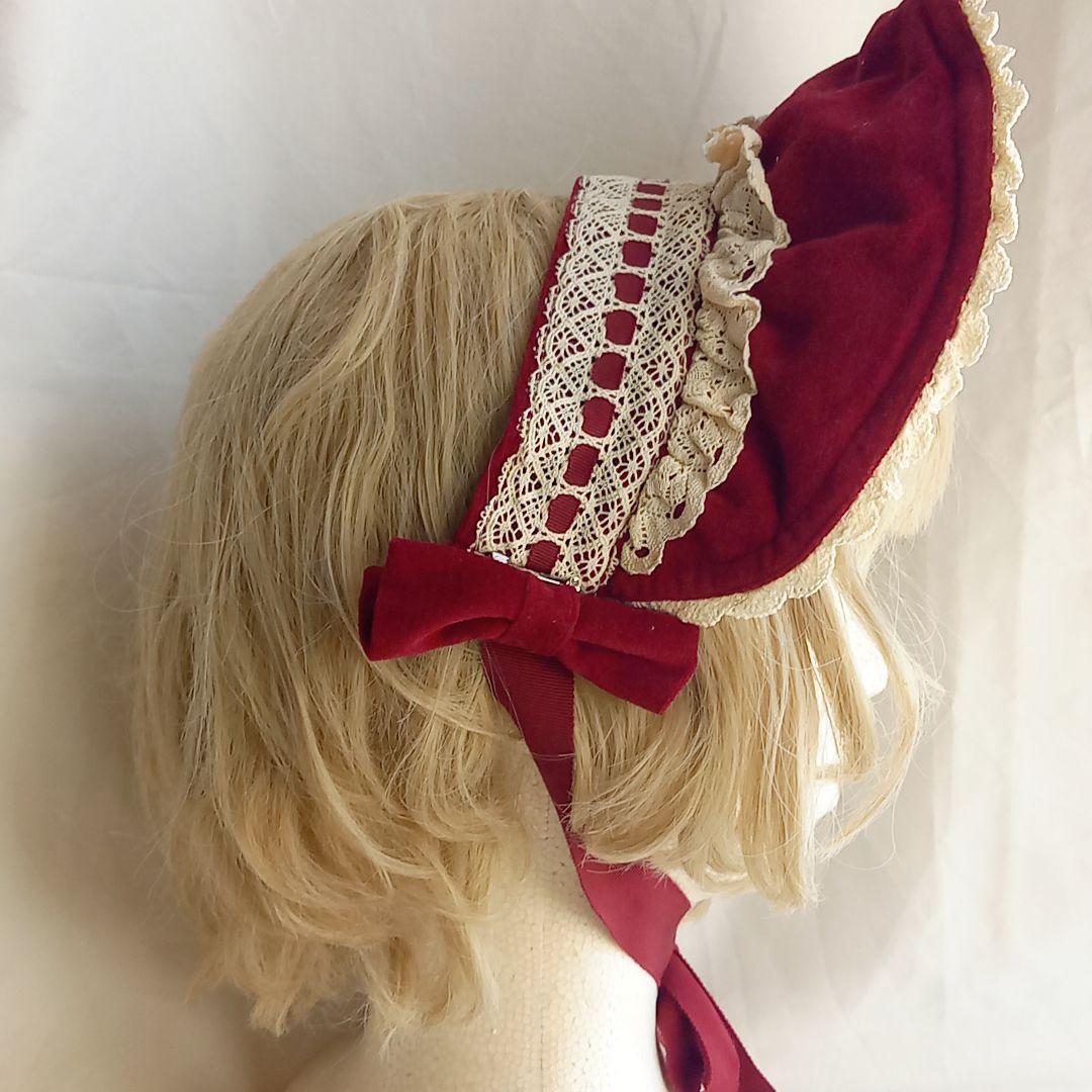 メタモルフォーゼ 別珍 ハーフボンネット ボルドー - メルカリ