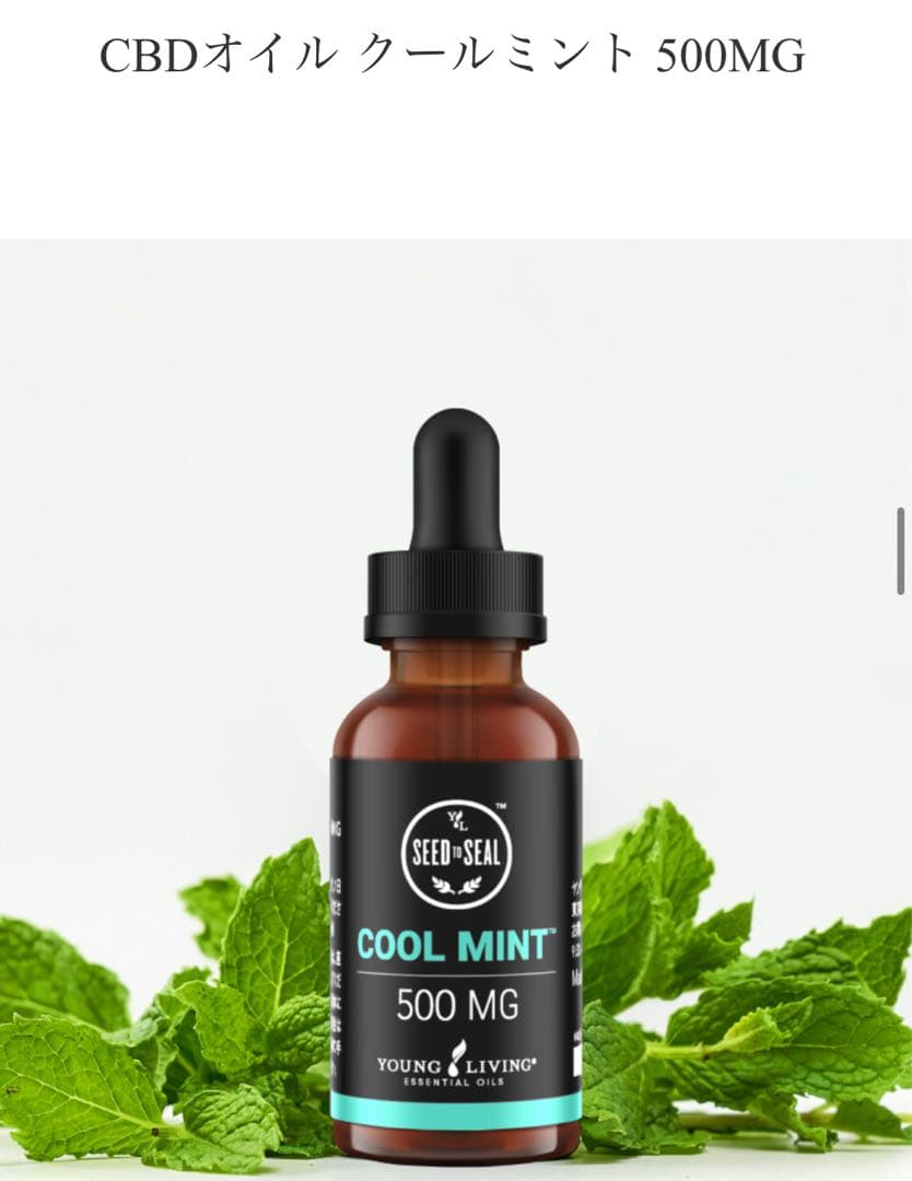 【特別セール】ヤングリビング CBD クールミント 500MG CBDオイル クールミント 500MG | Young Living Essential Oils