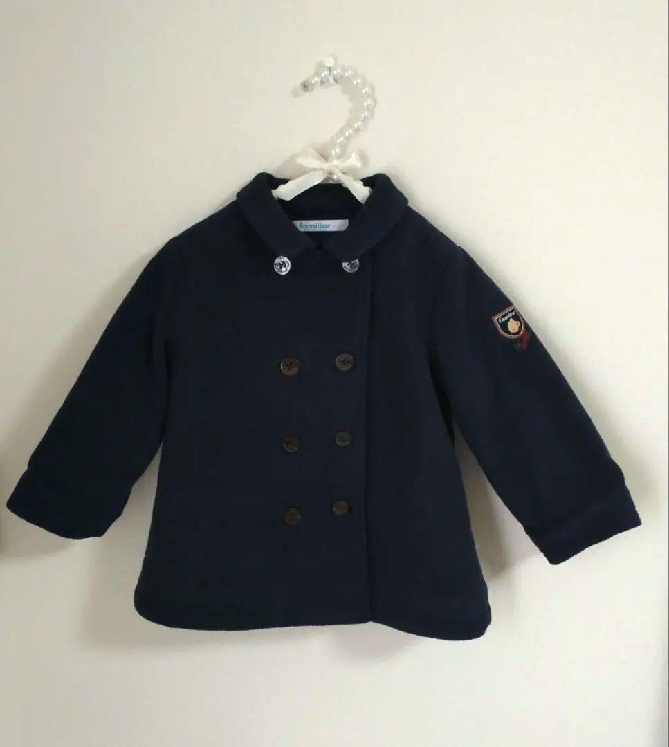 familiar ファミリア 90cm 男女兼用 ピーコート お受験Pコート - メルカリ