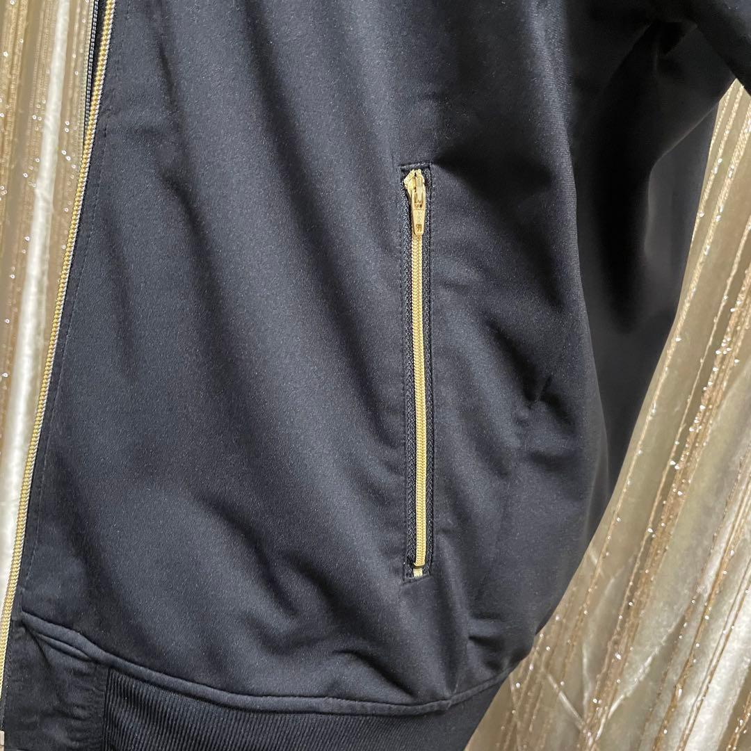 adidas 豹柄3本ライン トラックジャケット ロゴ金刺繍 フェアリー