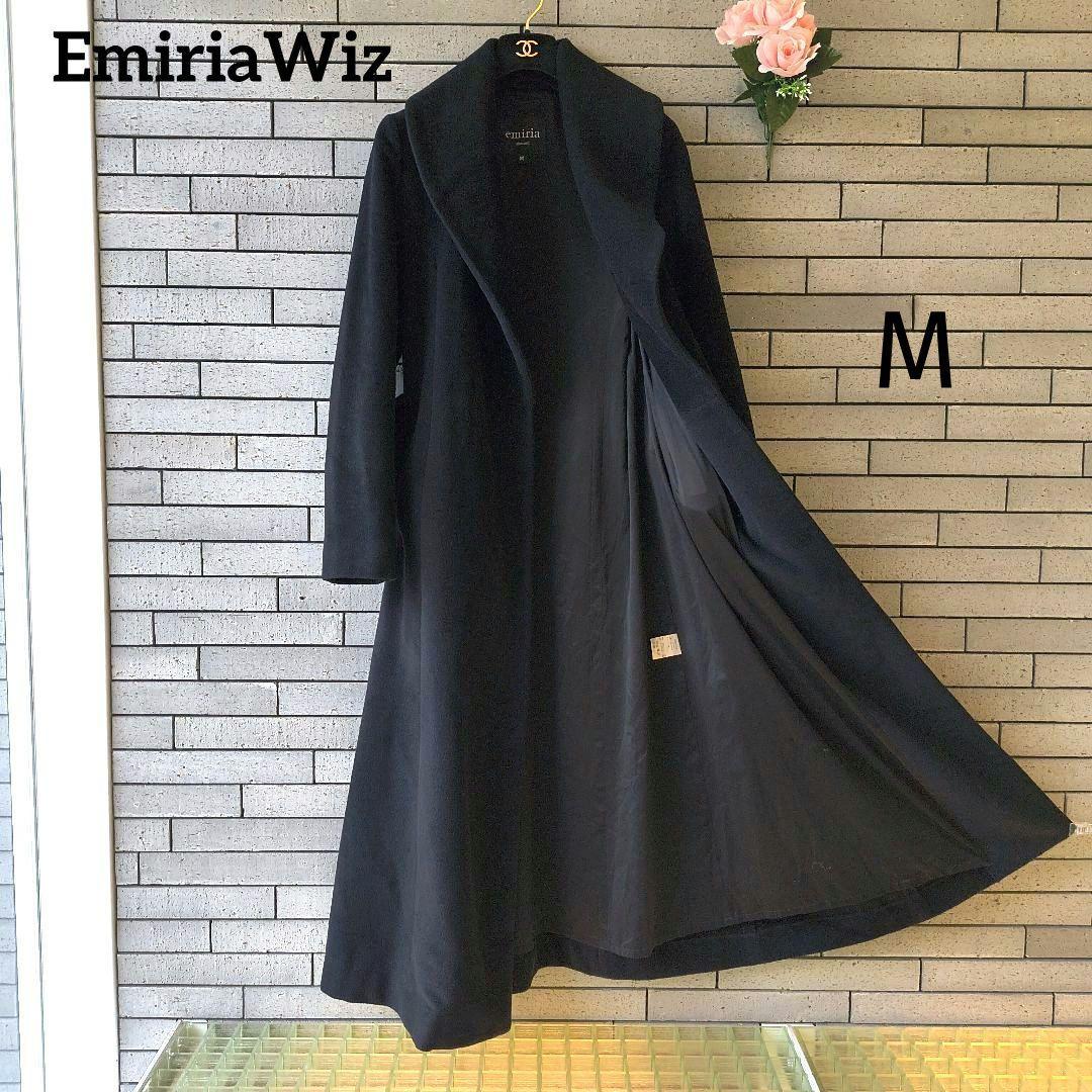 ❤Chiii様専用【エミリヤウィズ】✨美品 大人気 マキシコート ブラック