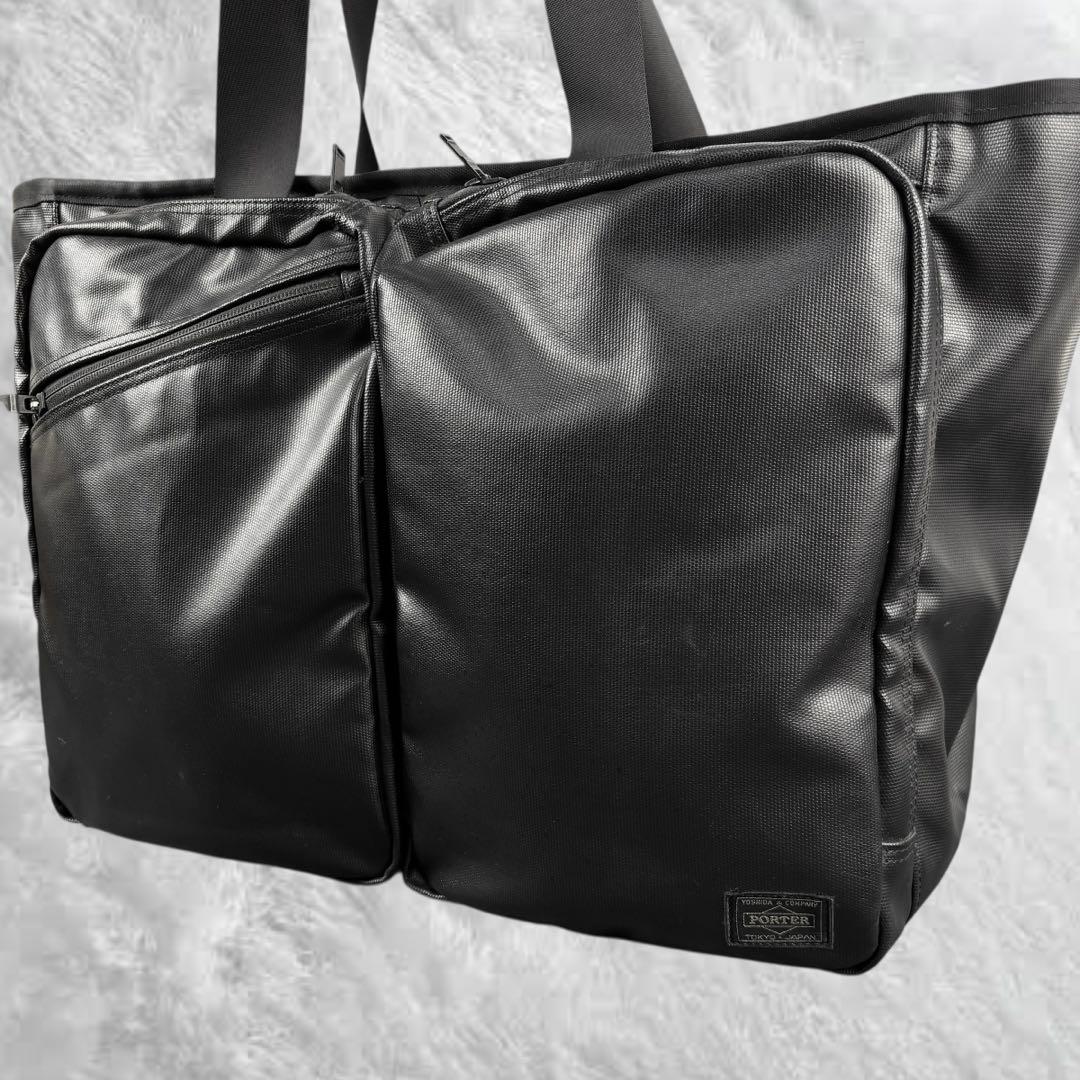 にく様専用ポーター トートバッグ ストレージ 黒 東急ハンズ別注 A4 大