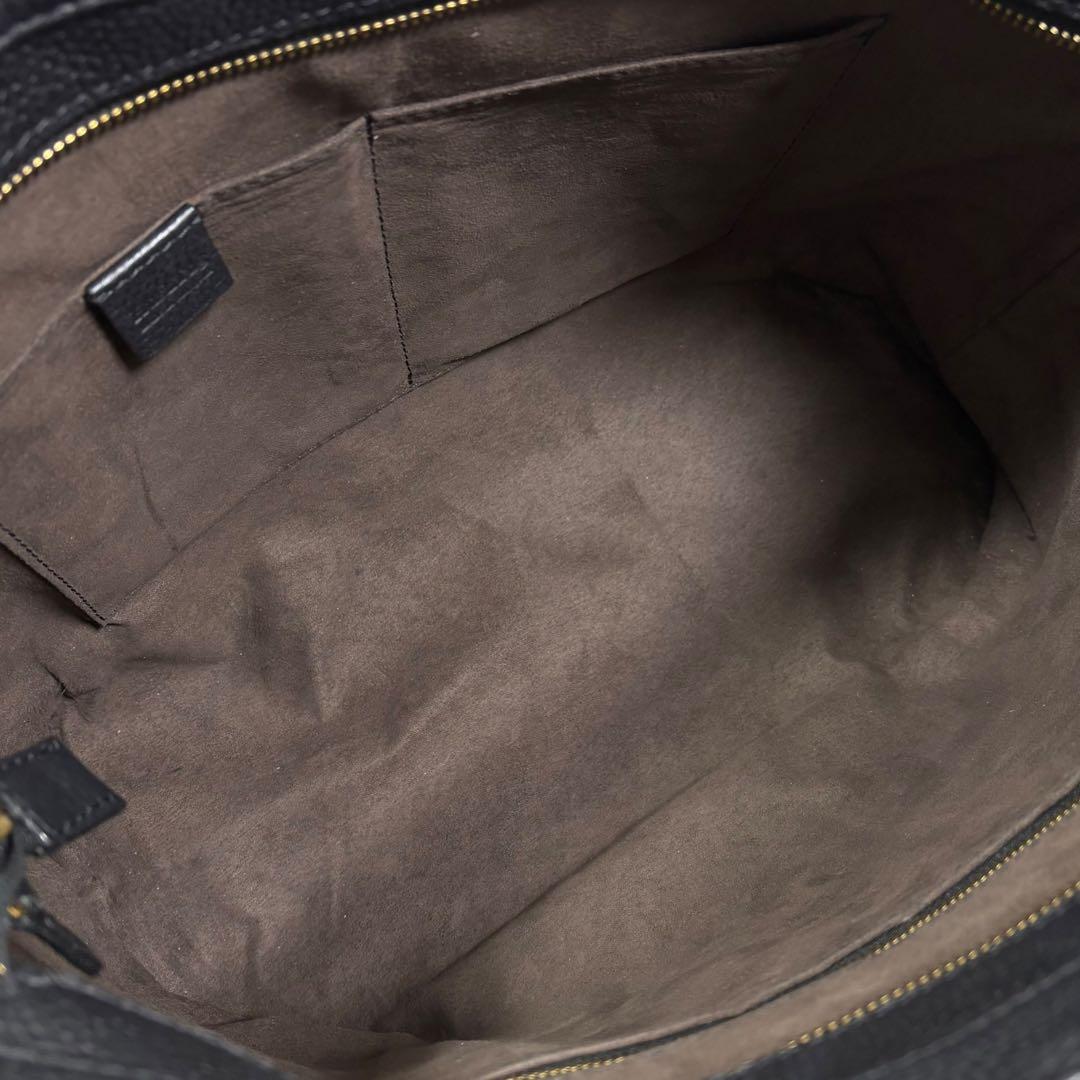 瀧治郎様専用HushTug ハッシュタグ レザートートバッグ 黒 A4 本革