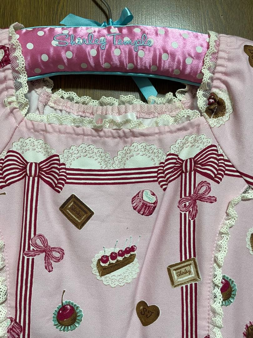 A*♡様 Shirley Temple チョコレート柄ノースリーブワンピース14の通販