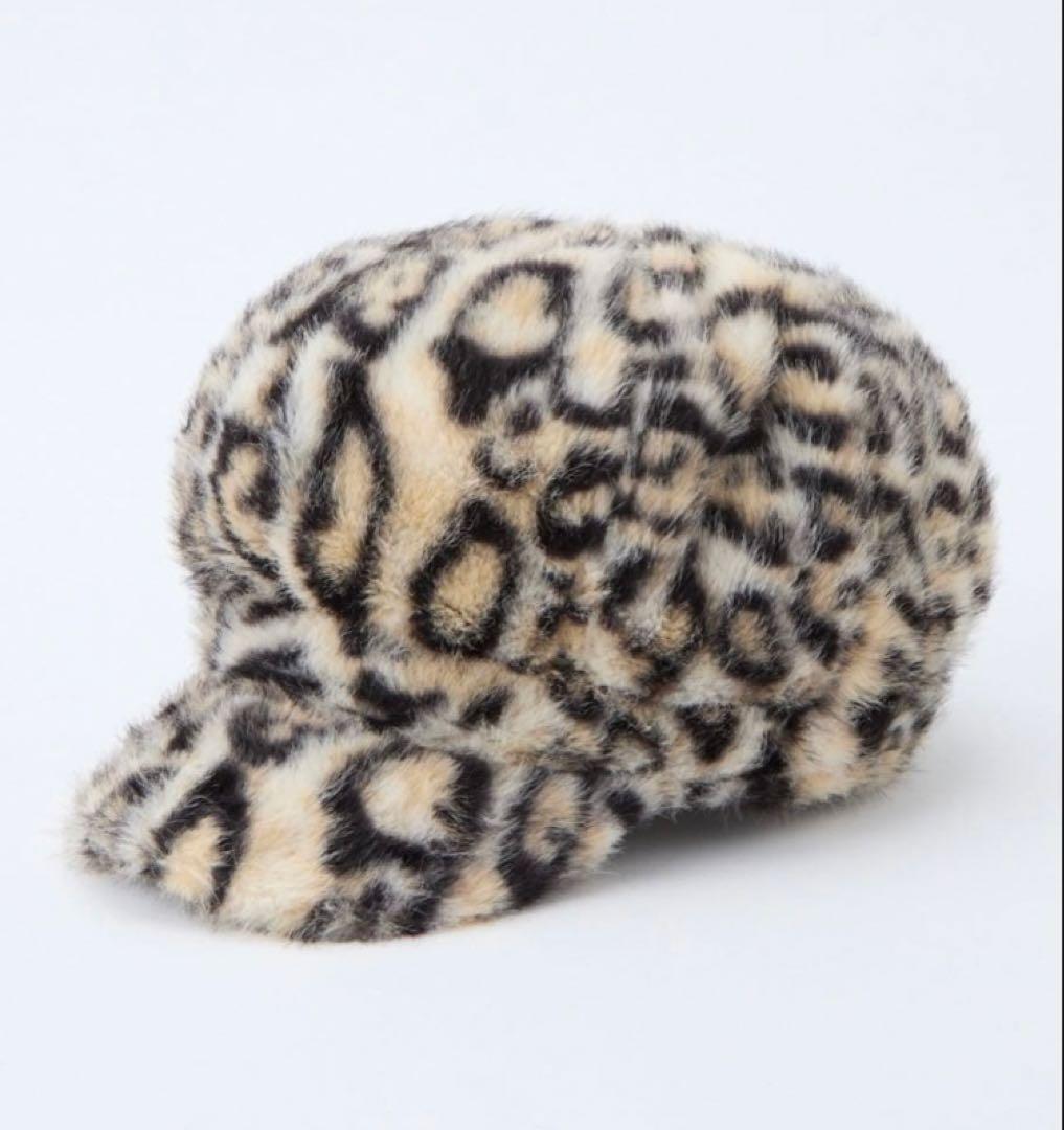 レオパード柄 ファー風キャスケット グランシー GRANCY - メルカリ