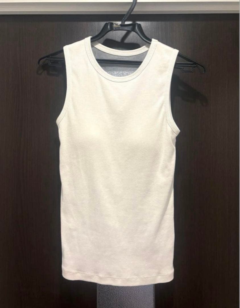 アメリ　USEFUL BACK SHEER TANK TOP