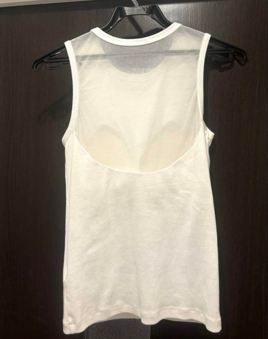 アメリ　USEFUL BACK SHEER TANK TOP