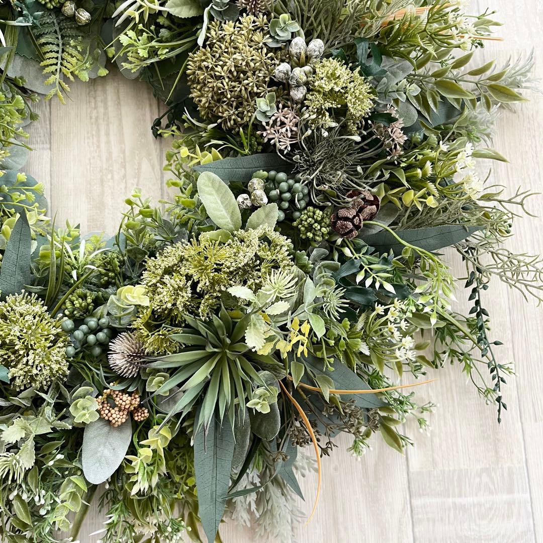 SWD様 オーダー フェイクグリーン リース O-18