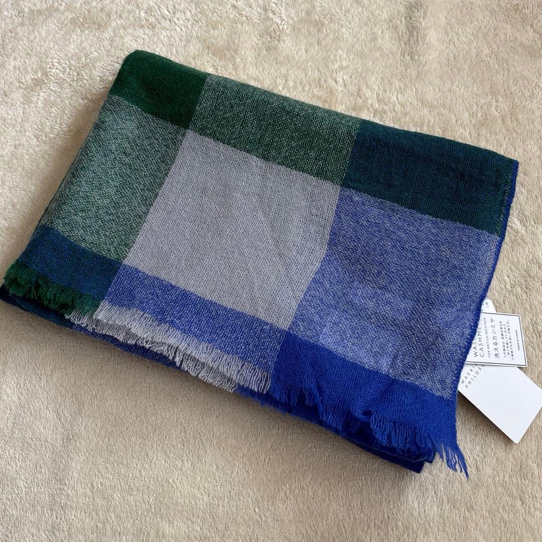マッキントッシュフィロソフィー 大判ストール マフラー カシミヤ100