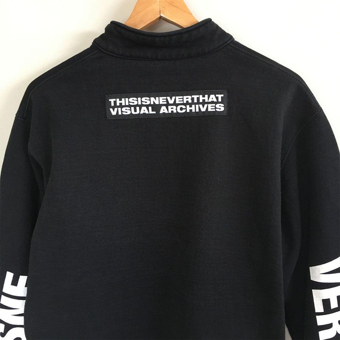 thisisneverthat ネバザ トレーナー スウェット ハーフジップ - メルカリ