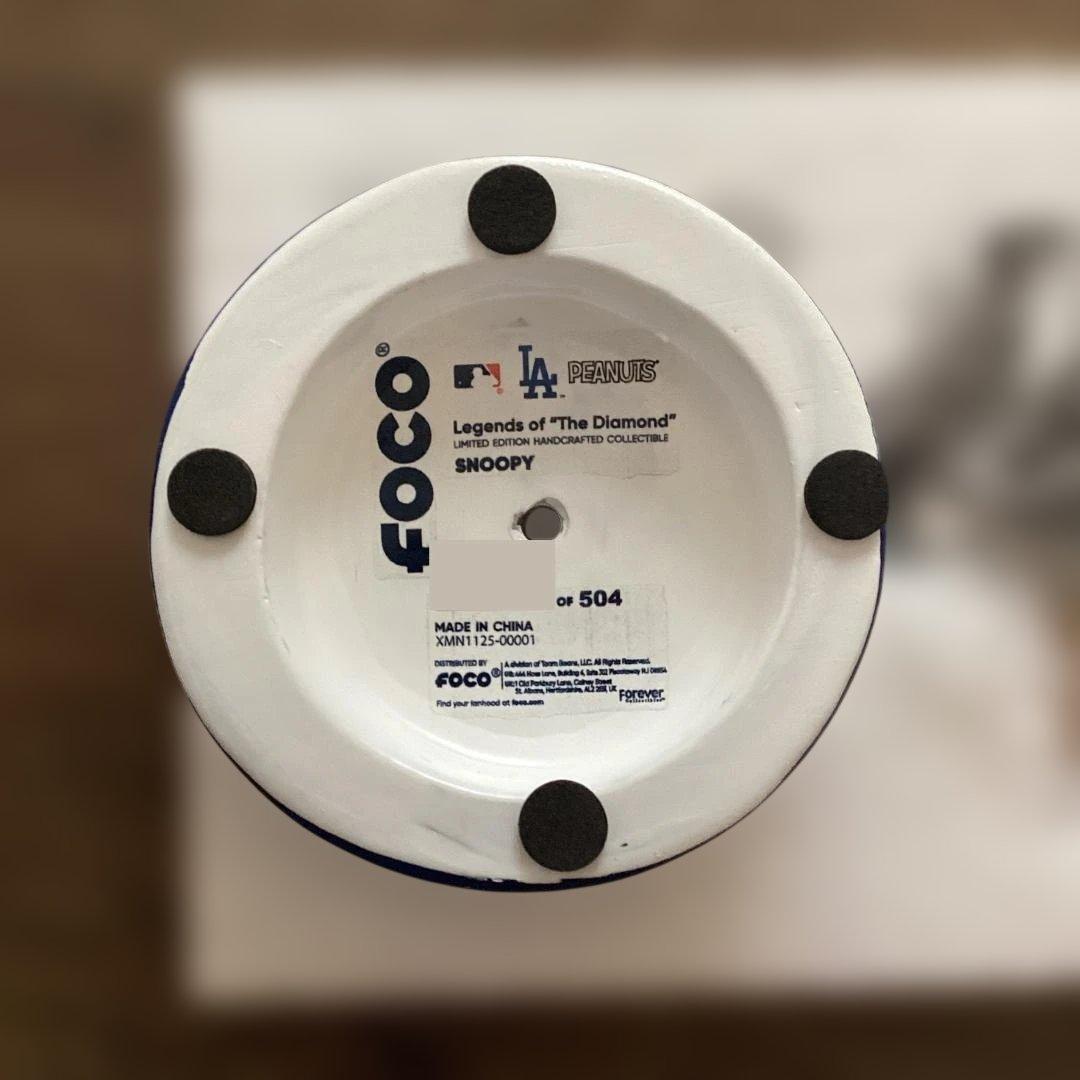 500個限定 2025年ロサンゼルスドジャース スヌーピー ボブルヘッド