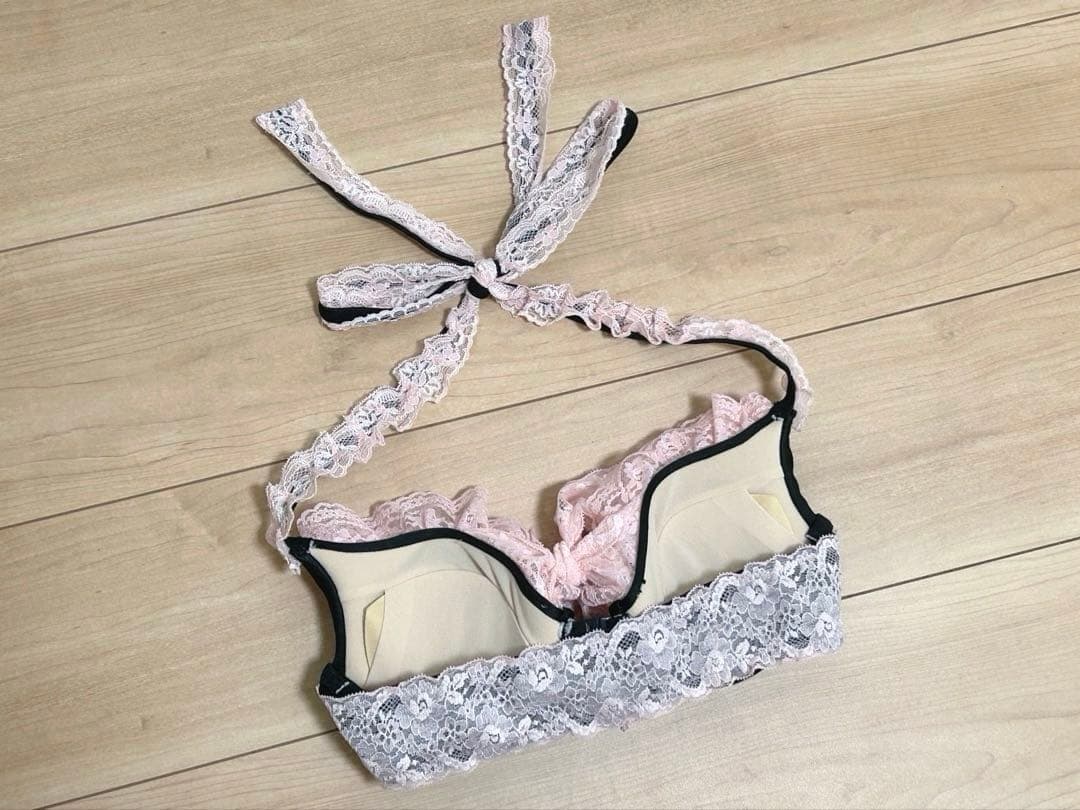 MARS♡大人気激レア♡盛りブラ／見せブラ♡小悪魔カラー♡ブラック×ベビーピンク