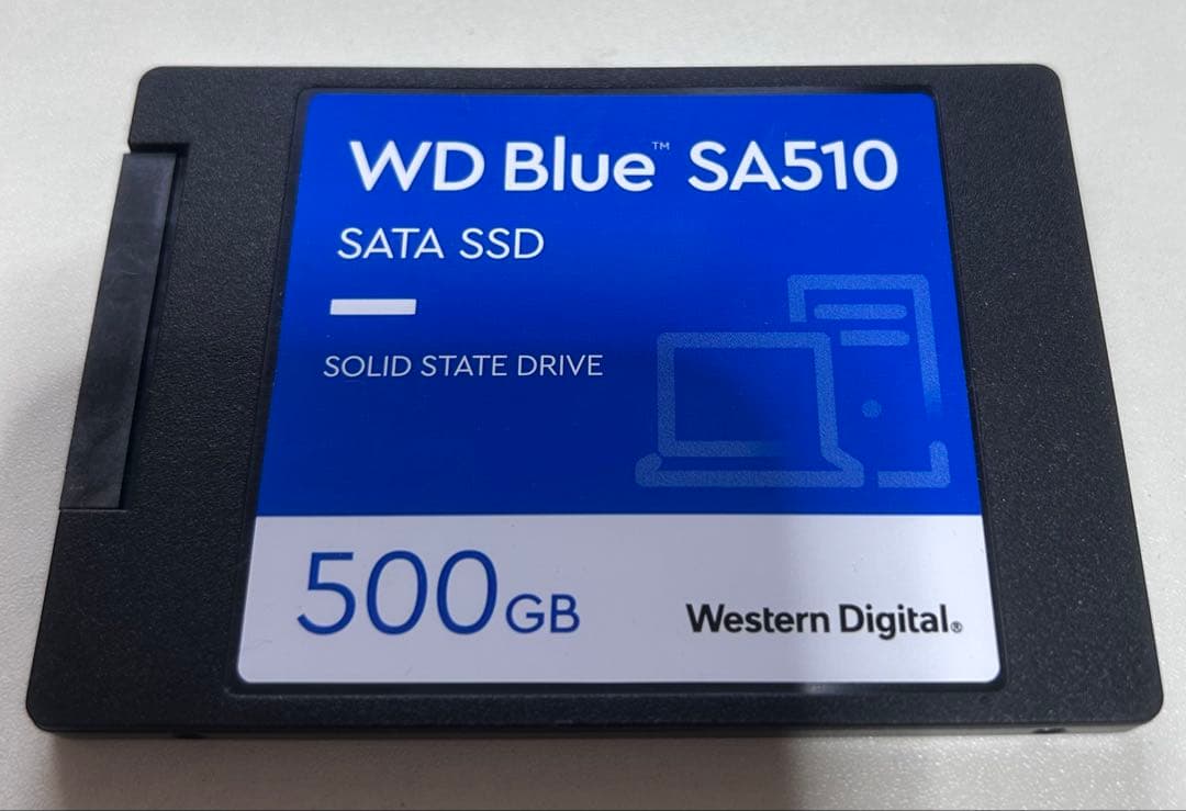 ORICO 2.5 3.5インチアダプター WD Blue 500GB SSD