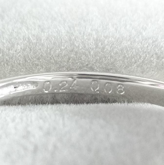 【Karin様】ルビー　ダイヤモンドリング　0.24ct　0.08ct　プラチナ