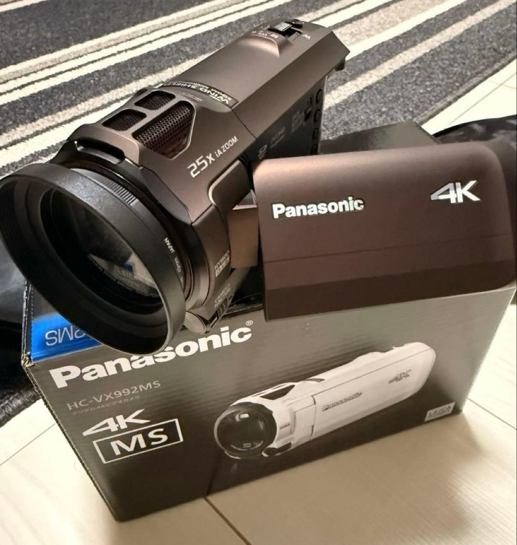 美品Panasonic 4K ビデオカメラ 25x iA Zoom 付属品多数 - メルカリ