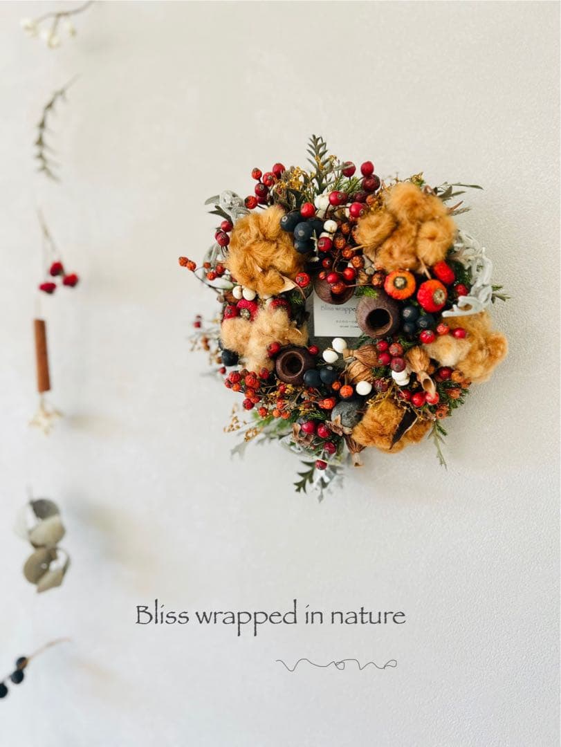 ももhappy☆様 Merry 静かな森のクリスマスリース 他1点 お