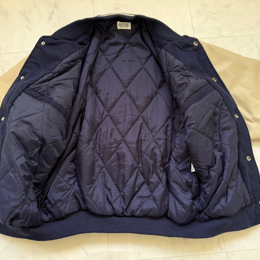 SUNTORY BOSS ボスジャン 本革スタジアムジャンパー レザー - メルカリ