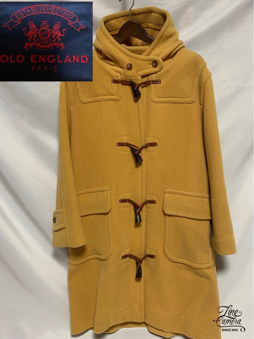 2177❣️ オールドイングランド ダッフルコート ヘリンボーン イエロー
