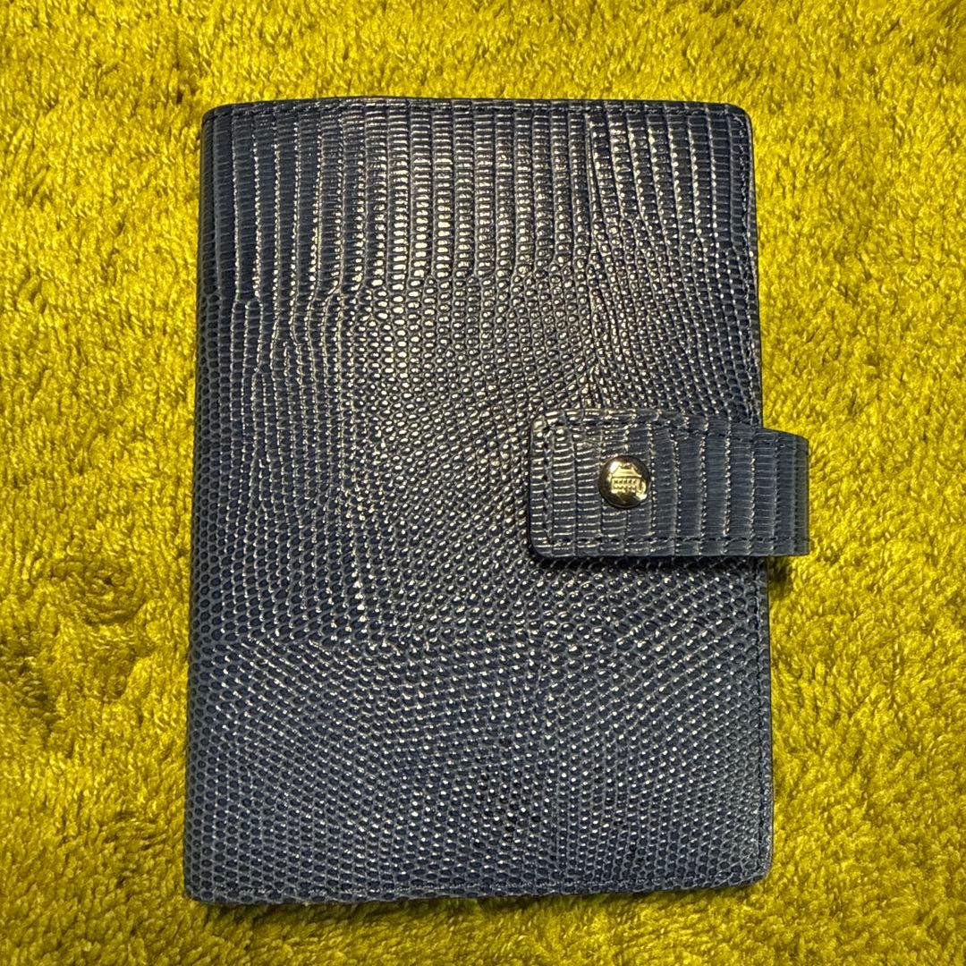 ASHFORD アシュフォード ネオフィナード ネイビー ミニ6 ASHFORD アシュフォード システム手帳 ネオフィナード MINI6 13mm