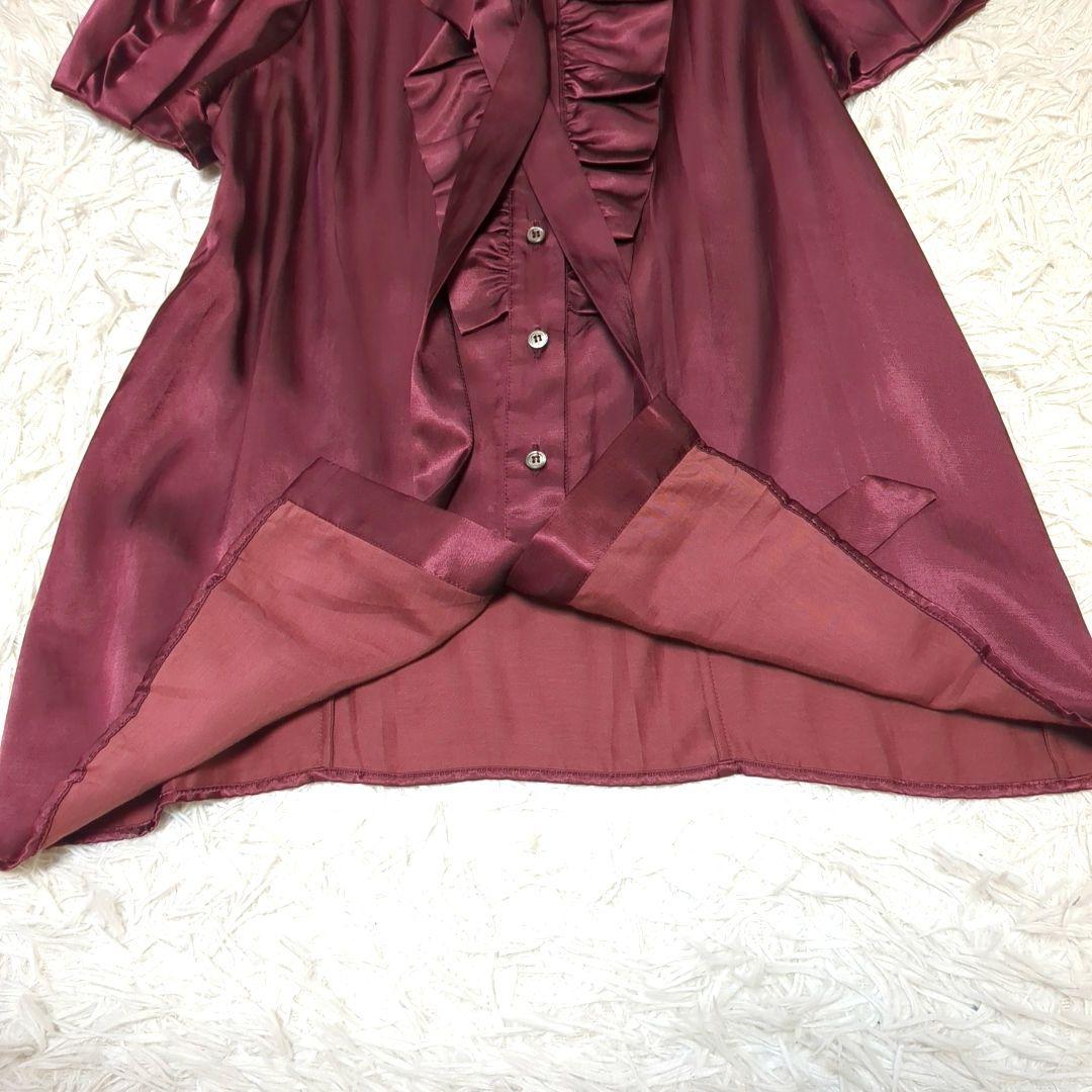 美品】プラダ☆フリル ボウタイ 現行 42サイズ ブラウス XL - メルカリ