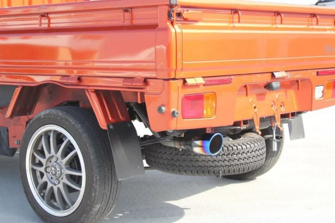 専用ダイハツ ハイゼット (500P/S510P) ステンレスマフラーブルー