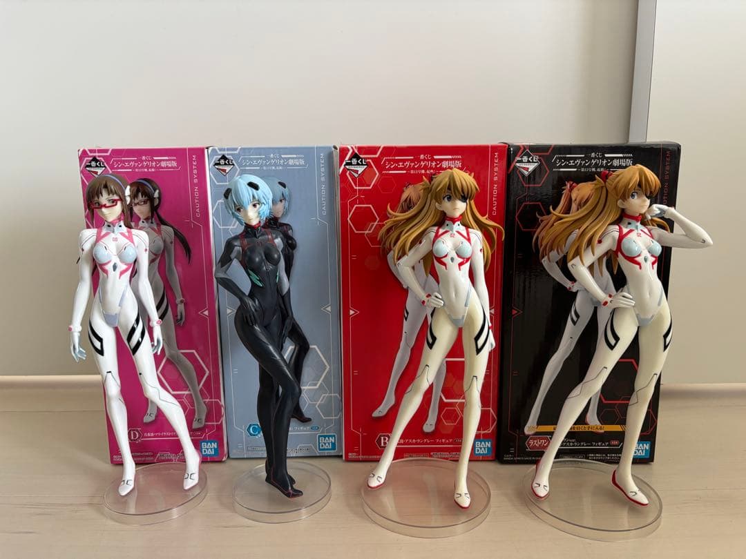 エヴァンゲリオン一番くじB賞、C賞、D賞 ラストワン(アスカ、レイ