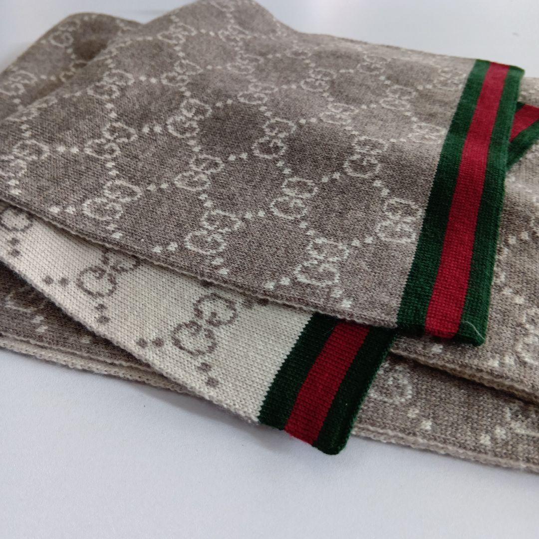 GUCCI　ニットマフラー
