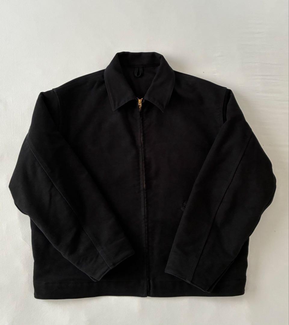 COMOLI 24AW モールスキンジップショートジャケット サイズ3 COMOLI (コモリ) モールスキン ジップショートジャケット