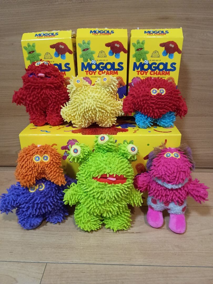 フジサキタクマ モールモンスターズ トイチャーム 6体セット MOGOLS
