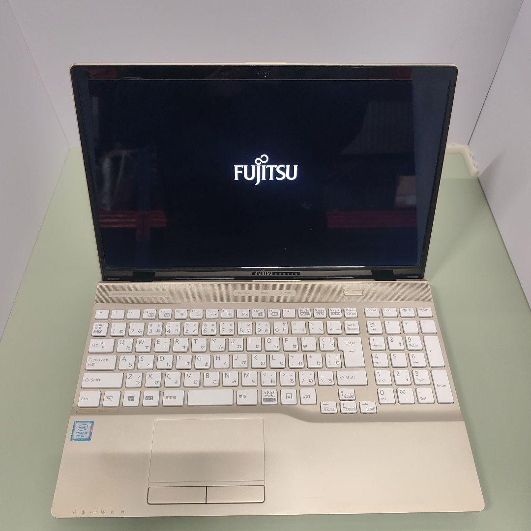 ノートパソコン Windows11 オフィス付き 爆速SSD搭載 極美品 富士通