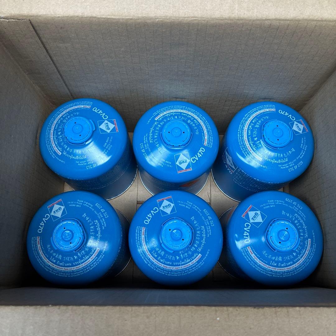 Campingaz CV 470 6個セット キャンピングガス CV470【お得な6点セット】 ｜アウトドア用品・釣り具