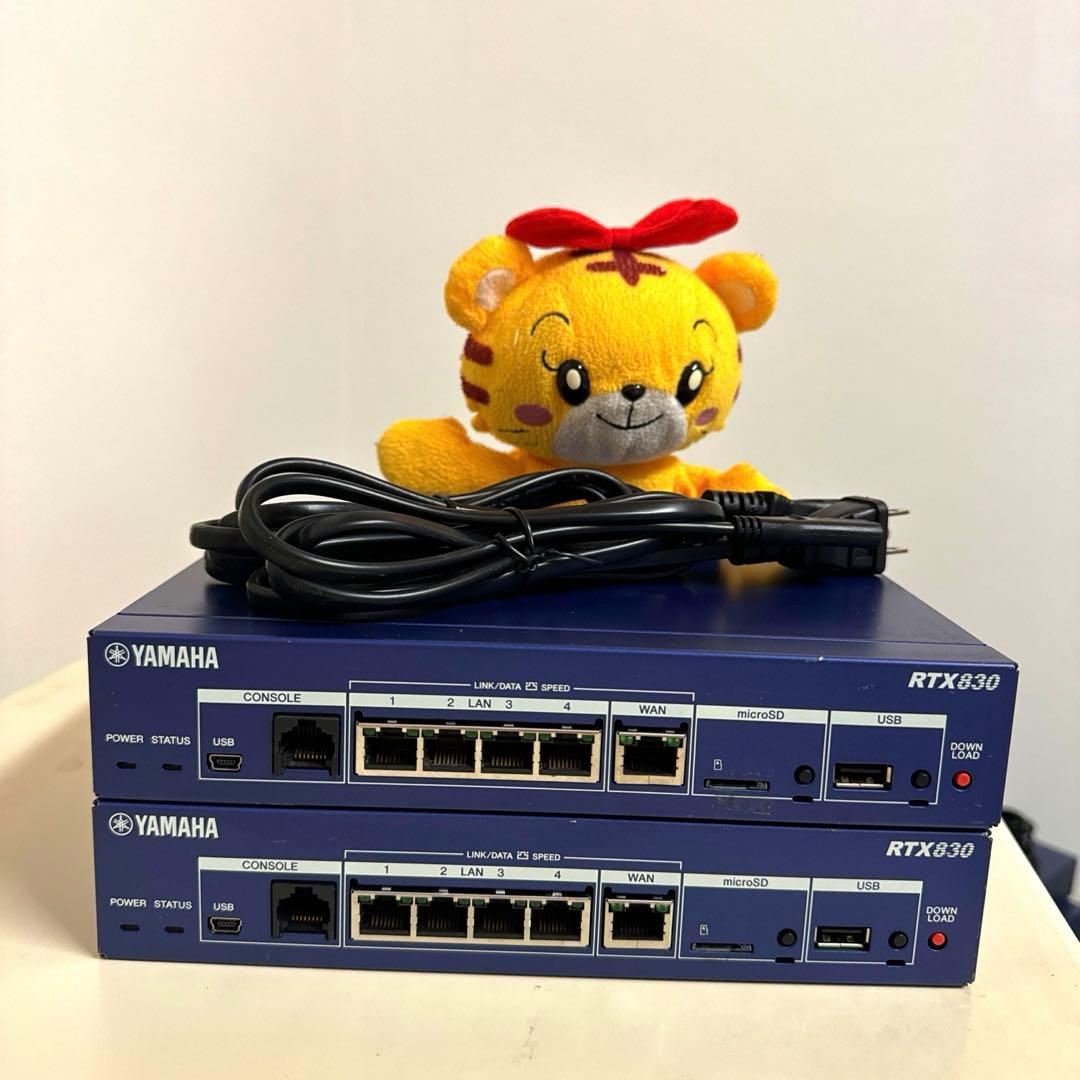 YAMAHA RTX830 ギガアクセス VPN ルーター 動作品