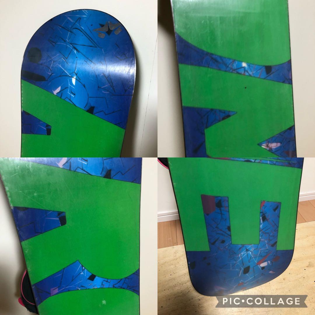 ROME スノーボード グラトリ スノボ ロッカーボード FLUX ビンディング