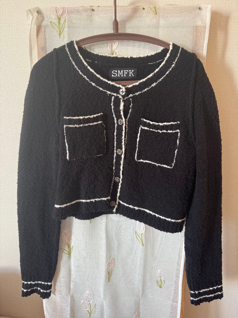 SMFK 黒 カーディガン&スカート&トップ 4点セット
