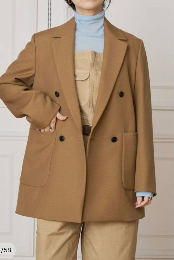 IENA LA BOUCLE 強撚サージテーラードジャケット 24AW - メルカリ