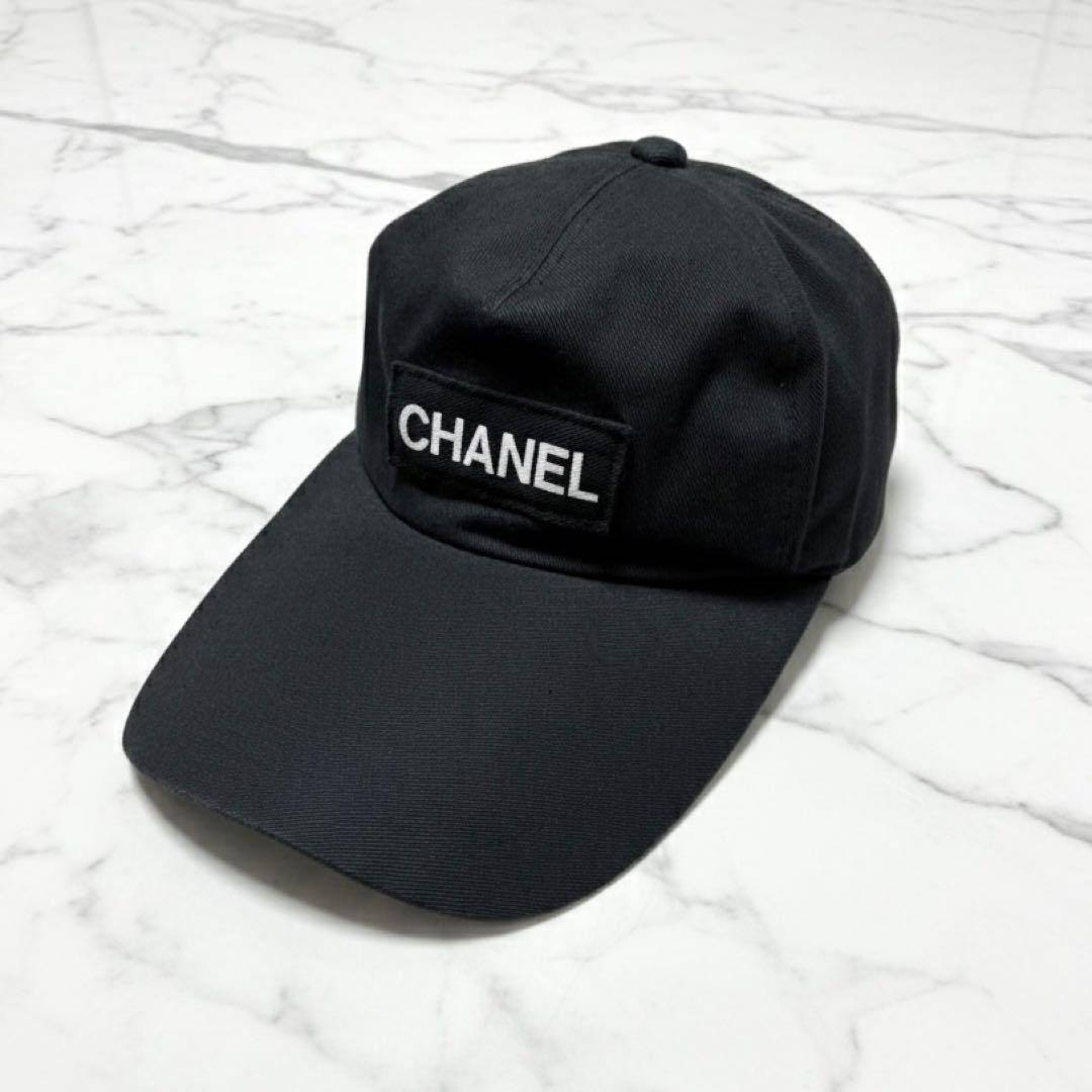 00's CHANEL キャップ 非売品 ブラック Y2K シャネル ノベルティ