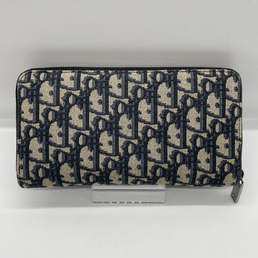 OGd様 DIOR ディオール オブリーク ラウンドファスナー 長財布 w20