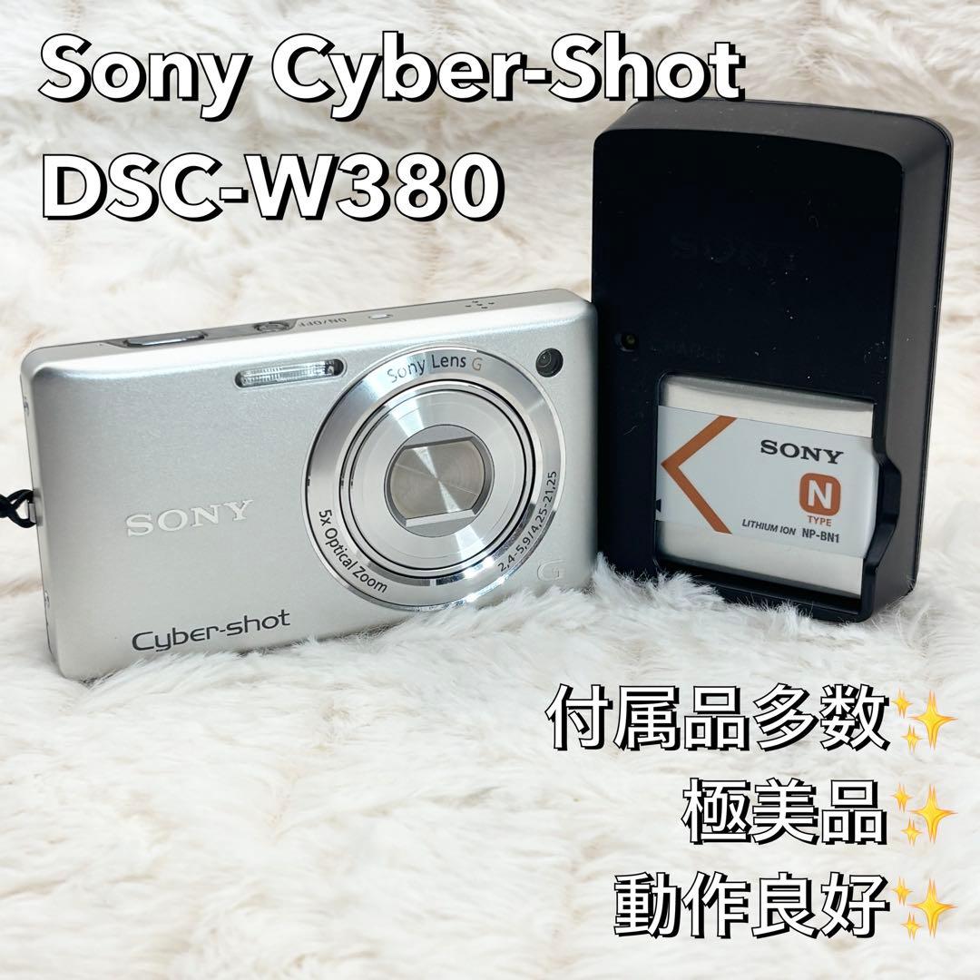付属品多数✨ Sony Cybe-Shot DSC-W380 シルバー Amazon | SONY デジタルカメラ Cyber-Shot(サイバーショット) W380