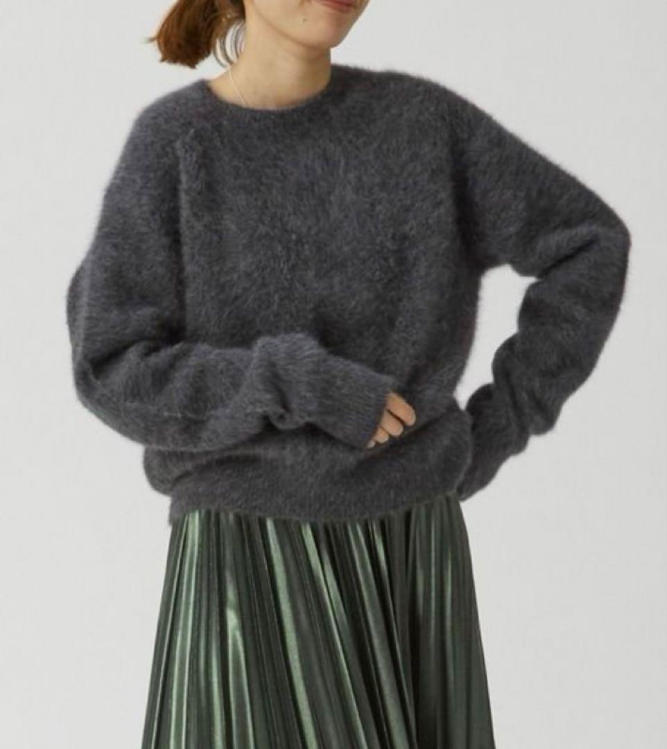 プルミエアロンディスモン FOXアルパカクルーネックニット 2024AW