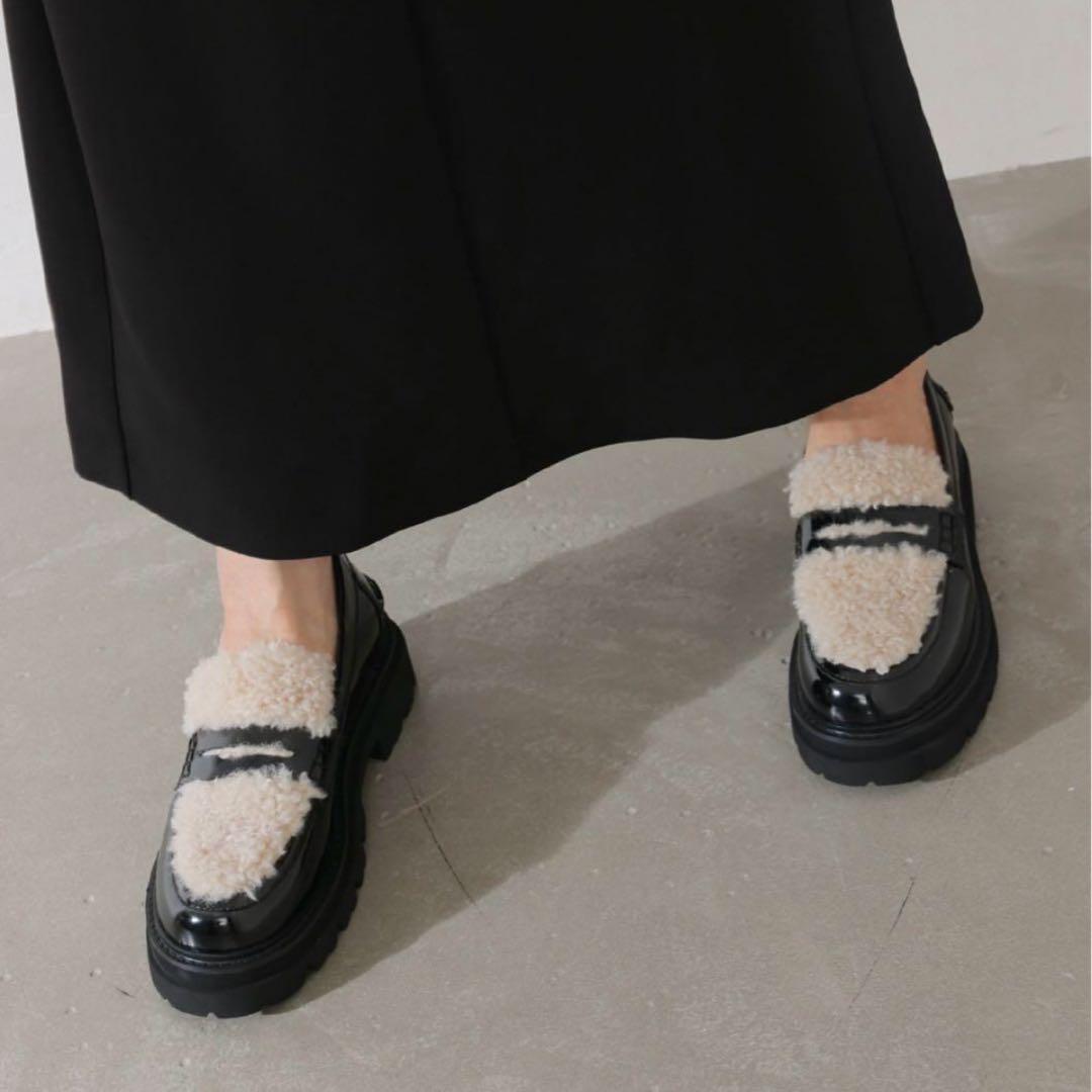 クリスマス限定価格❣️ LE TALON ルタロン 厚底 ローファー ブラック