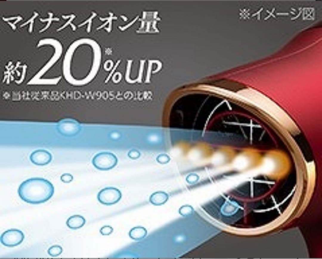 【最終価格】コイズミ モンスター ダブルファンドライヤー KHD-W910 K