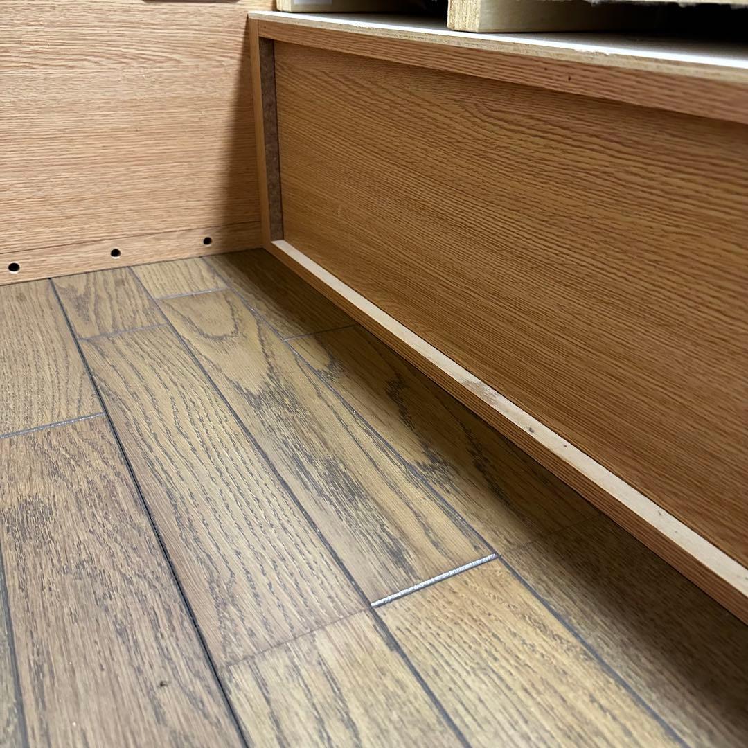 【廃盤品】無印良品 収納ベッド セミダブル オーク材 ※ 直接引渡しも可能