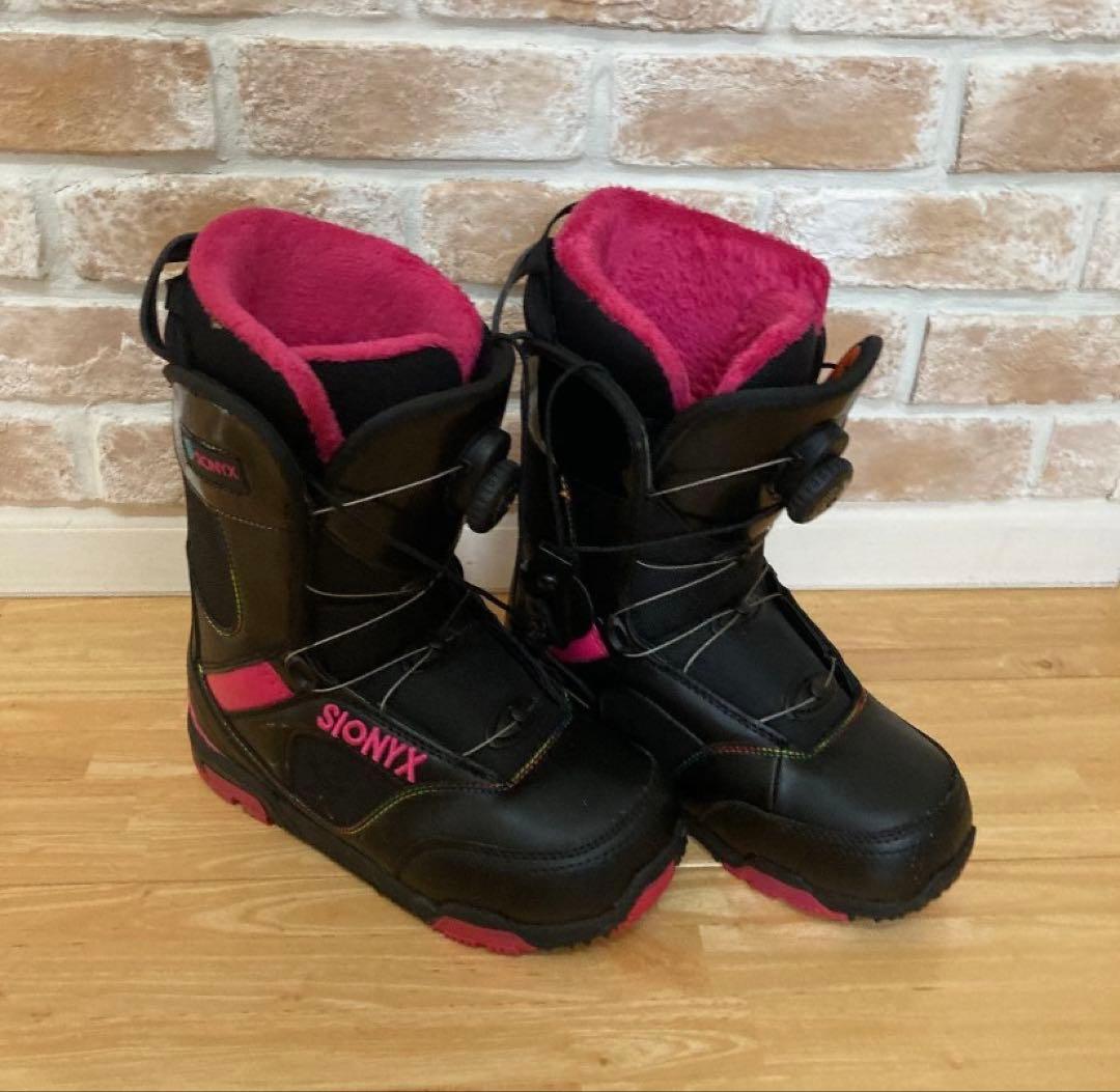 SIONYX 女性用スノーボードブーツ ブラック/ピンク - メルカリ