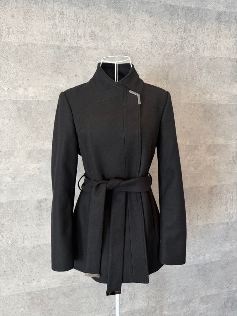 【TED BAKER】ブラック コートサイズ【1】 Buy Baker by Ted Baker Shower Resistant Skirted Padded Black Coat