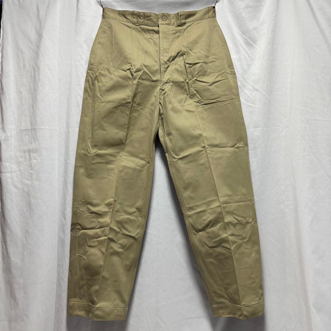 フランス軍 50's M52 チノパン デッドストック 実物 官給品 神サイズ