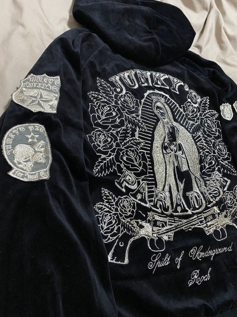 JKPD 日本限定 別珍 パーカー スカジャン スカル unisex - メルカリ