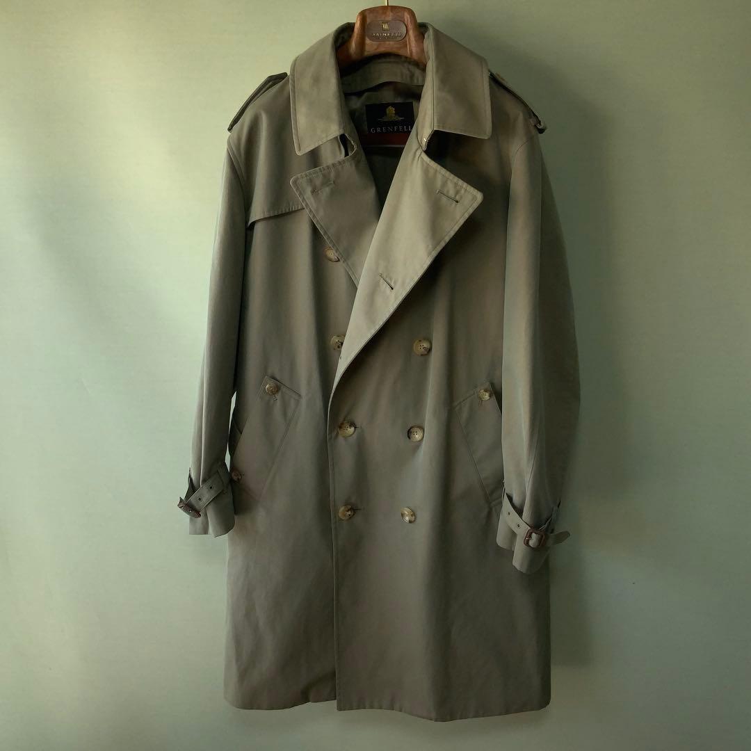 英国製 GRENFELL グレンフェル トレンチコート ケンジントン44 美品