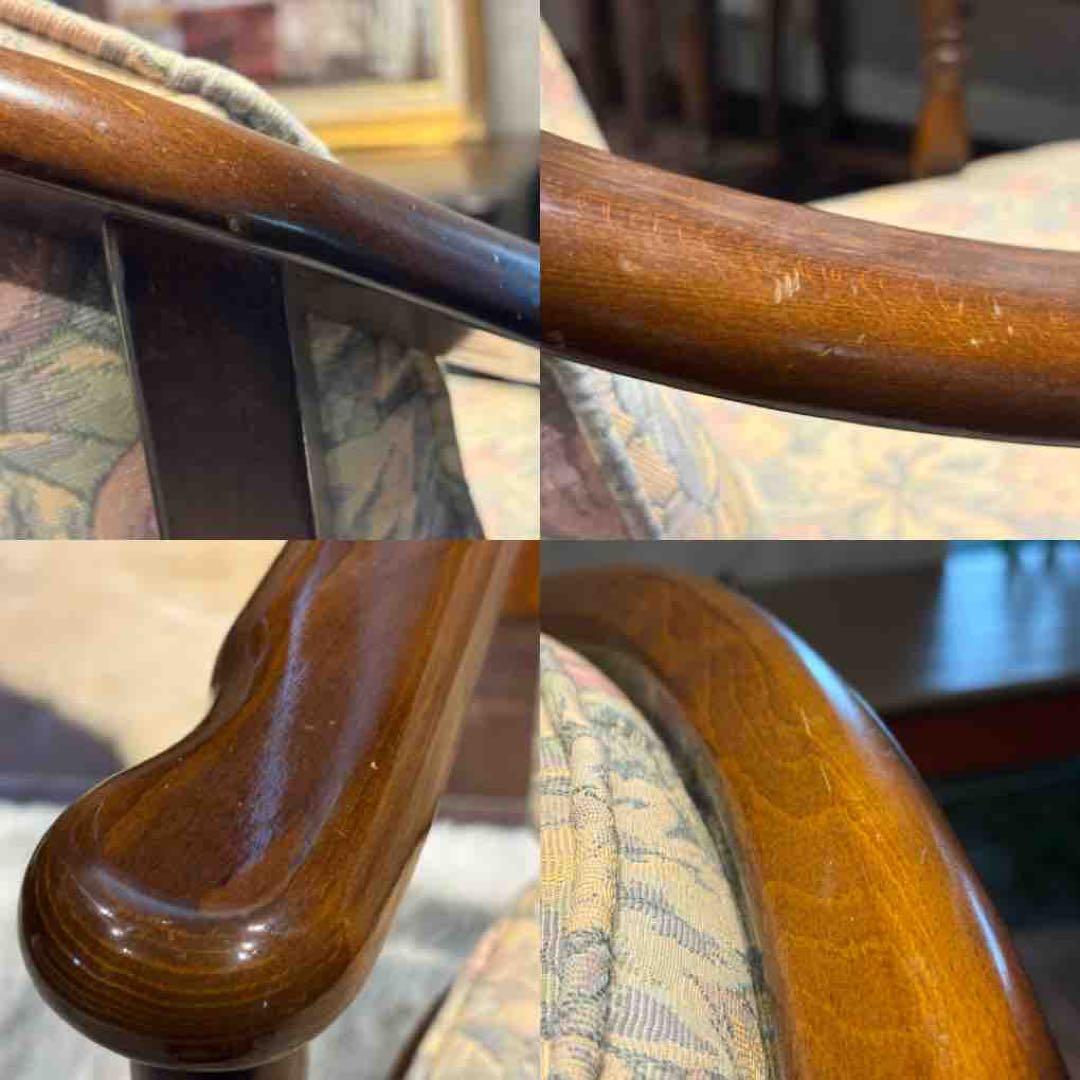 ②karimoku カリモク　アームチェア　ダイニングチェア　キャスター付　nZ