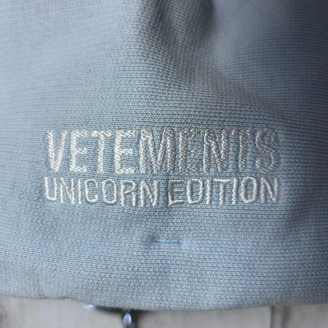 6017【即完売デザイン】ヴェトモン‪☆ユニコーンプリント入りパーカー‬